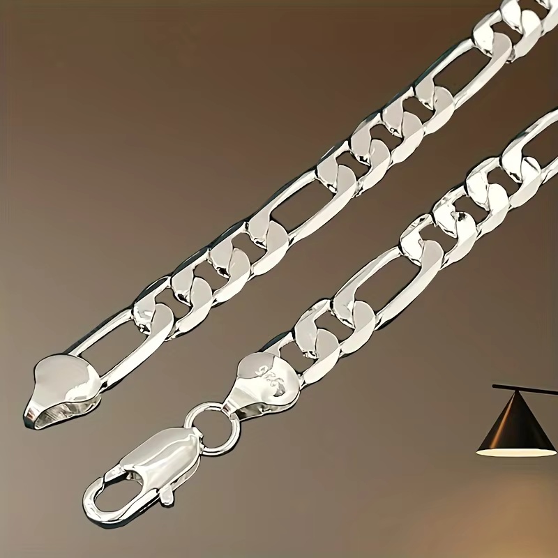 Kalung Pria Grosir, Bahan Pera - Lobster Clasp Silver ulasan dan harga
