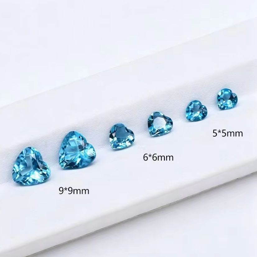 Batu Topaz London Blue Natural - Jewelry Making London ulasan dan harga