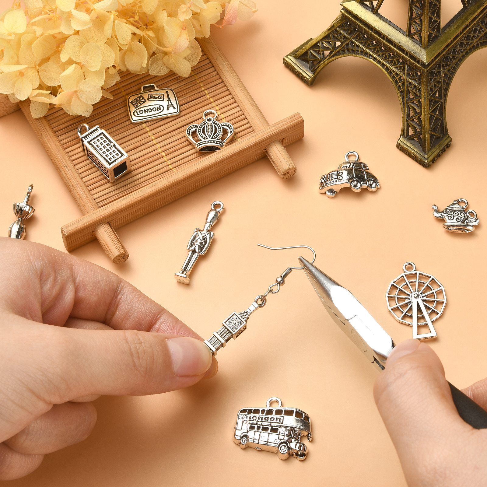 PandaHall 100Pcs 10 Model Tema - Jewelry Making London ulasan dan harga