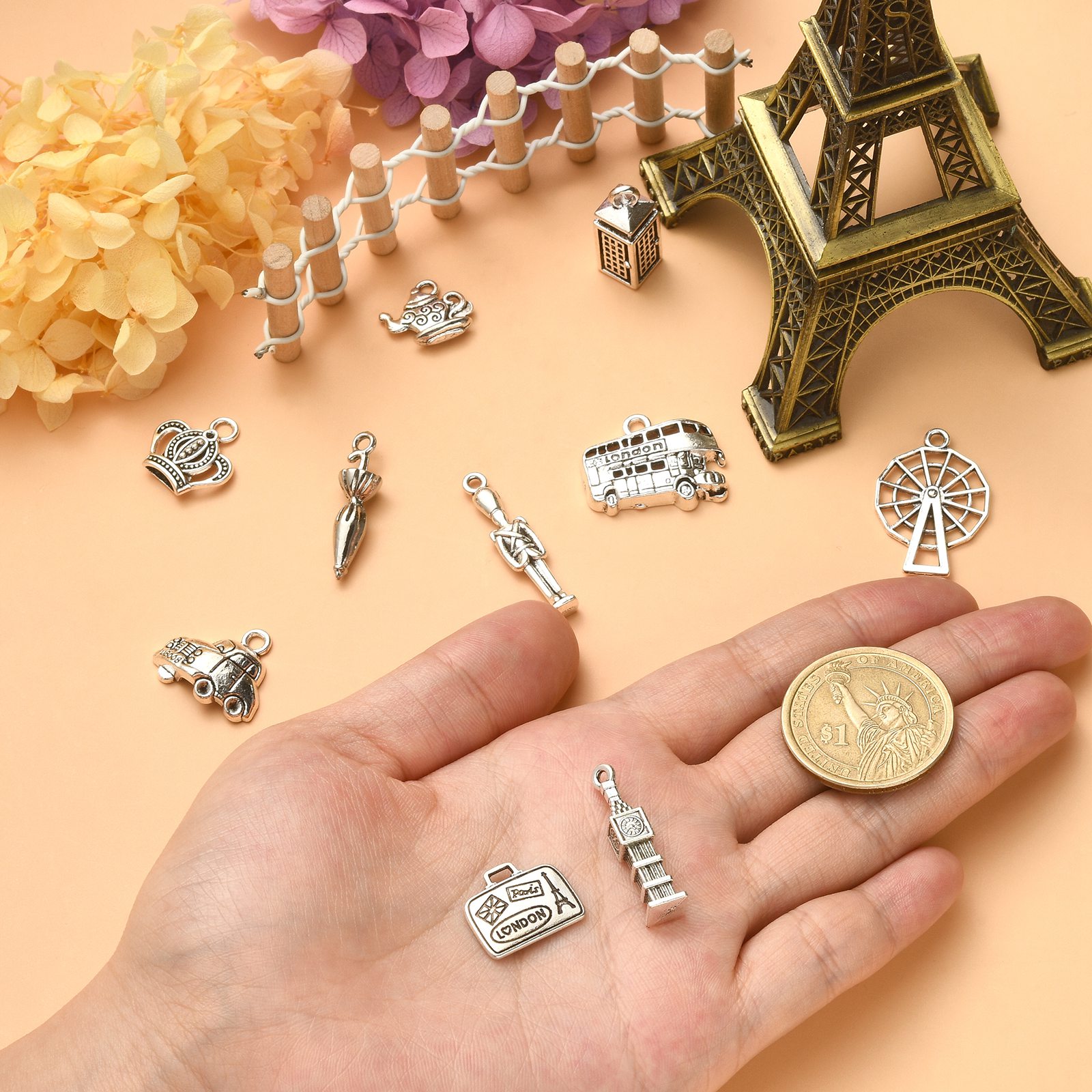 PandaHall 100Pcs 10 Model Tema - Jewelry Making London ulasan dan harga