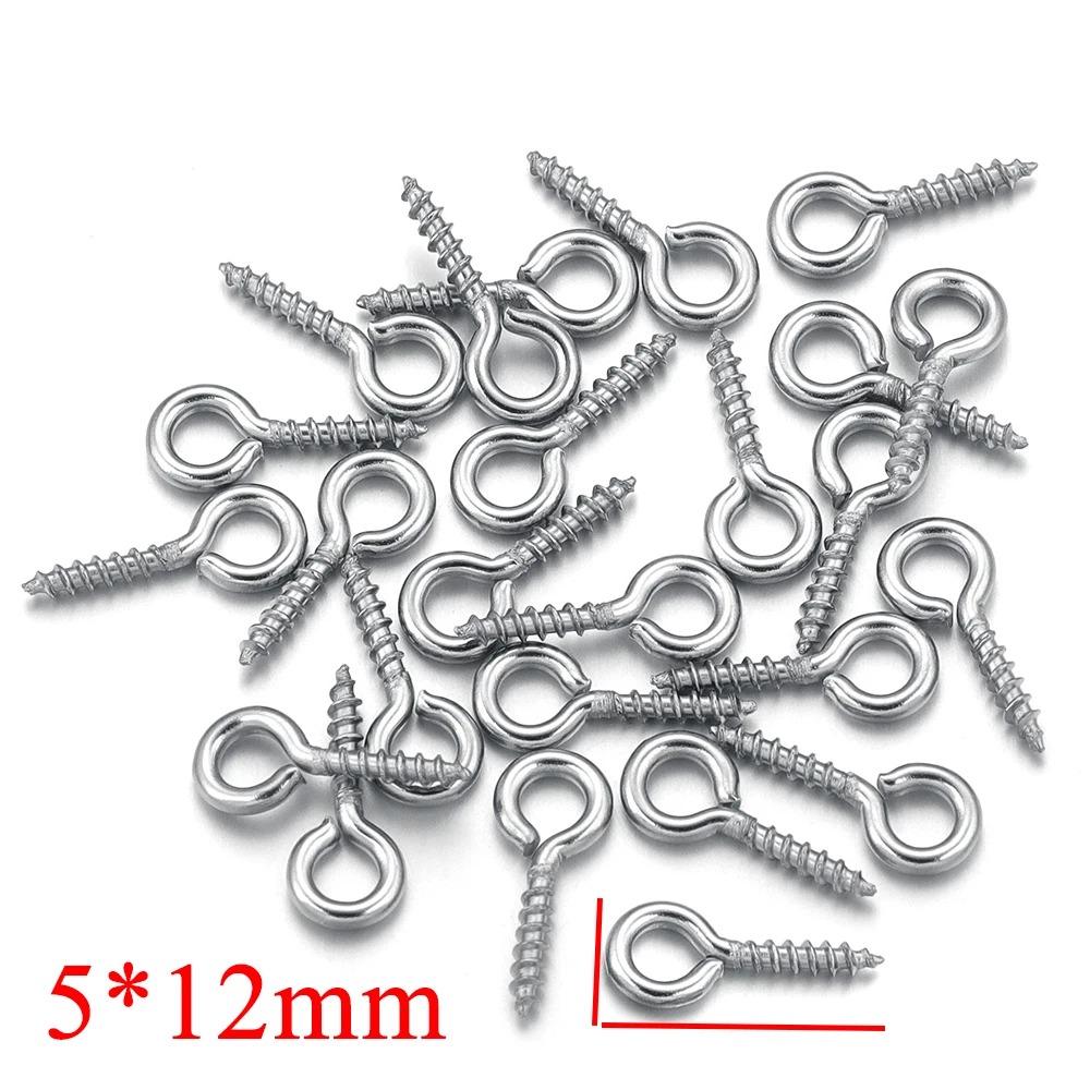 100 Buah/Lot Pin Mata Sekrup M - Jewelry Making Drill ulasan dan harga