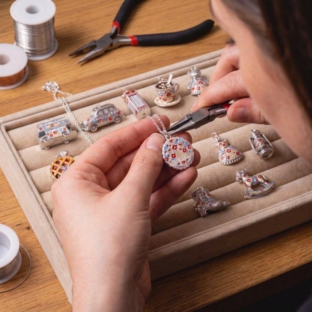 Liontin Kartun Baja Tahan Kara - Jewelry Making London ulasan dan harga