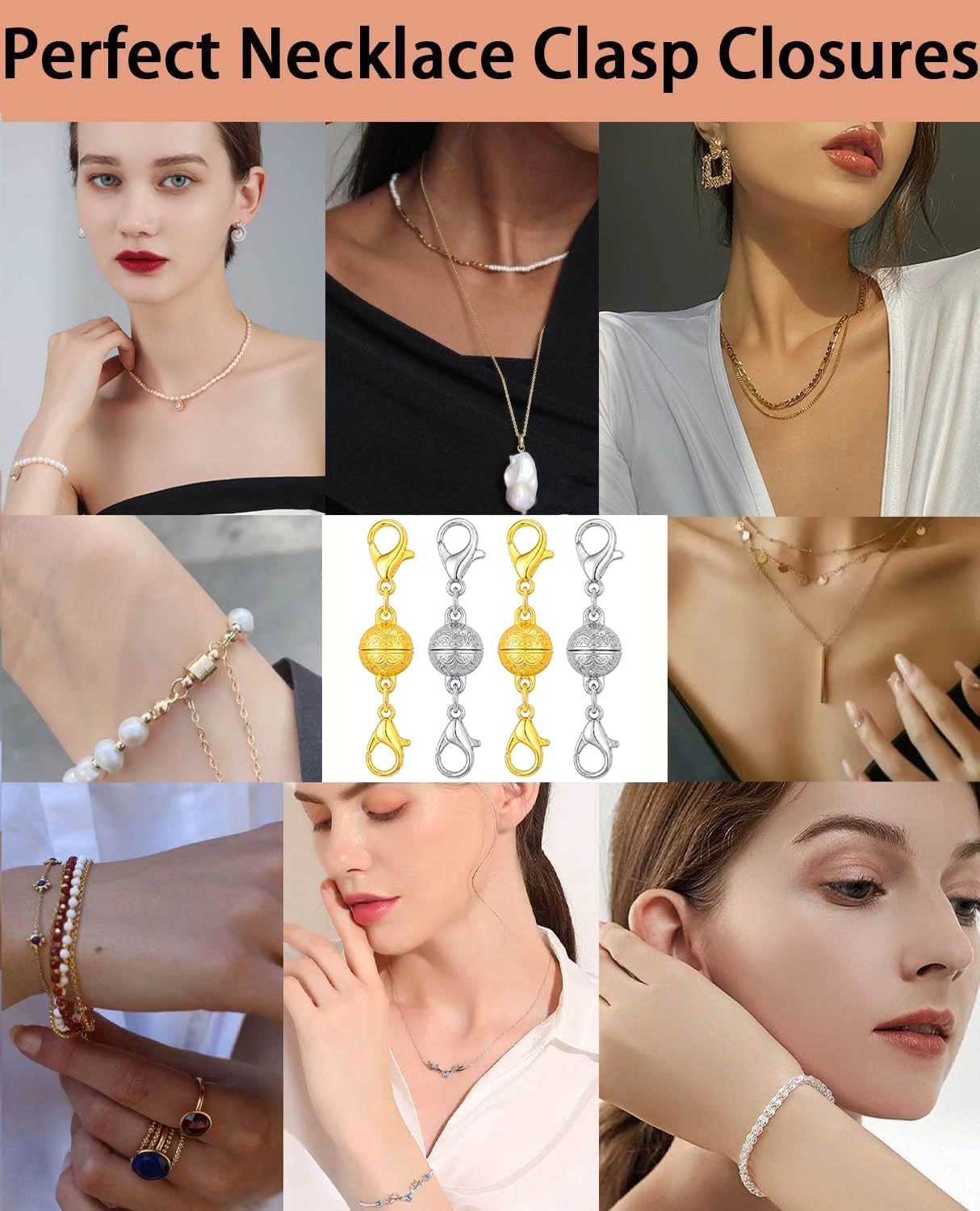 Pengait Kalung Magnetik dengan - Lobster Clasp Silver ulasan dan harga